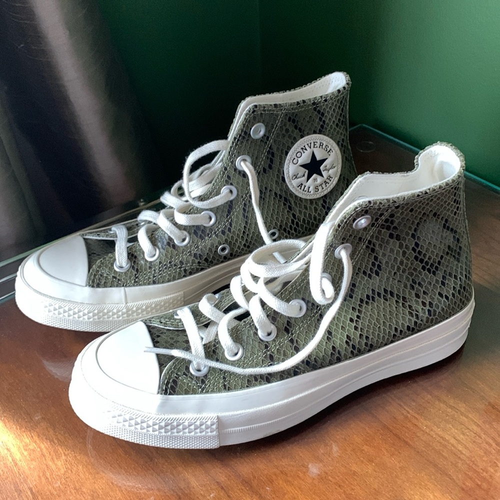Leather Converse All Star High-Top Sneakers